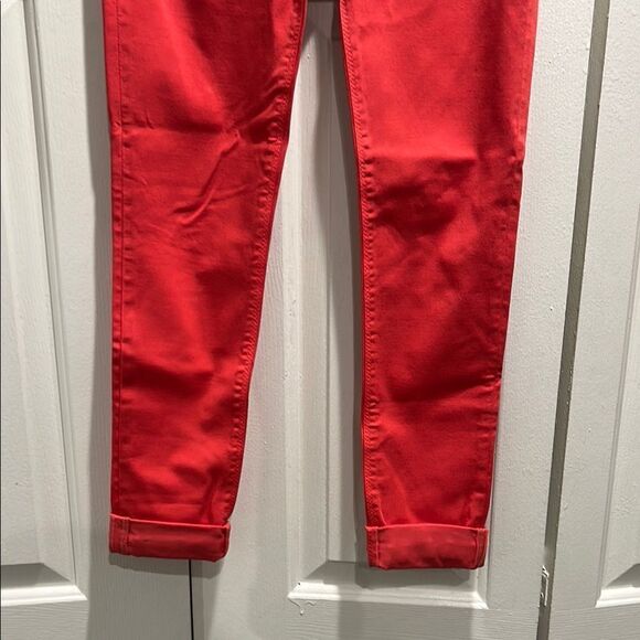 DL 1961 “Emma” Red 4 Way Stretch Legging Jeans, 26 - Picture 3 of 13